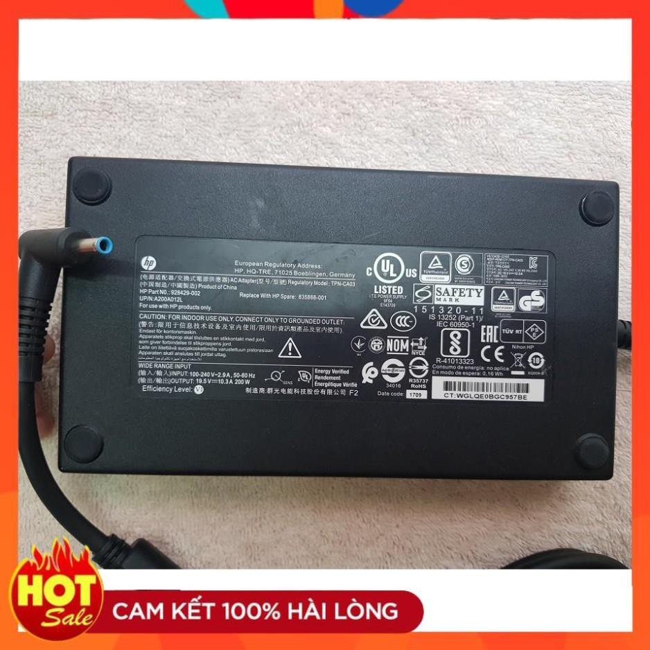 🎁 Adapter sạc zin laptop HP 200w (19.5v-10,3A) kim nhỏ màu xanh dùng cho máy trạm Workstation HP zbook 17 G3, G4