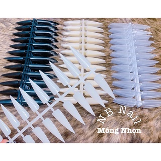 Bịch móng vỉ nhọn tập mẫu nail bịch 10 vỉ gồm 240 móng