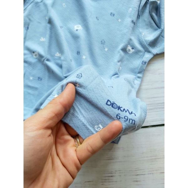 Bộ dài tay cài vai đáp đũng bé trai bé gái Dokma- chất Modal cao cấp siêu mềm mịn