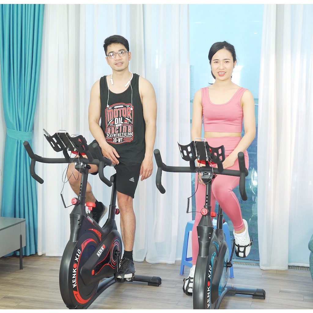 Xe Đạp Thể Dục Cao Cấp Kenko X10- Tặng Ngay Dây Curoa Cao Câp Trị Giá 500k