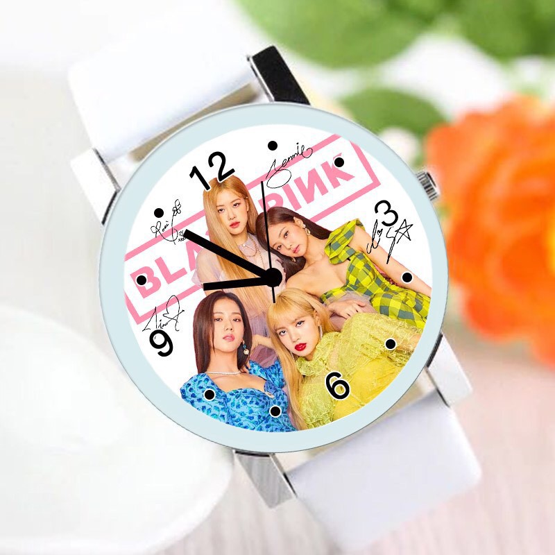 Đồng hồ BP Lisa Jisoo Jennie Rose đeo tay phong cách thời trang cá tính Hàn quốc phù hợp đi học đi chơi
