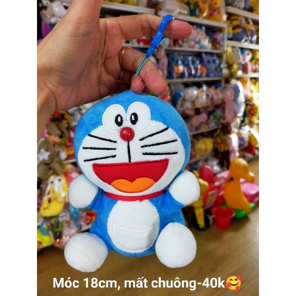 Gấu bông Doraemon móc khoá nhựa nhiều kiểu- ảnh thật kèm clip 🥰