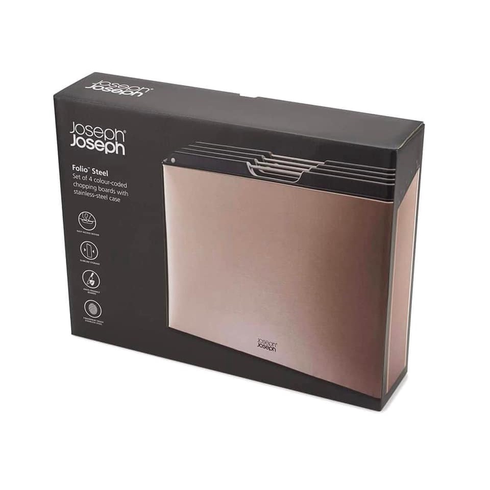 Bộ Thớt Kháng Khuẩn Joseph Joseph Folio Steel