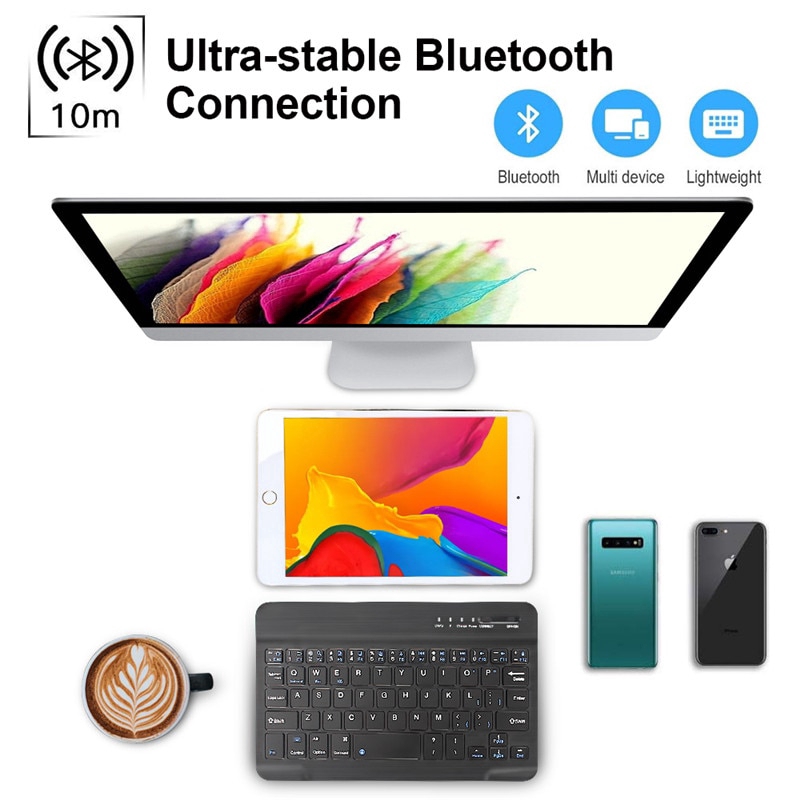 Bàn Phím Bluetooth Không Dây Mini Cho Máy Tính Bảng Ipad | BigBuy360 - bigbuy360.vn