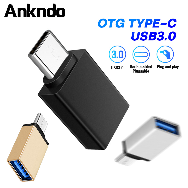 Đầu chuyển đổi Type-C sang USB 3.0 Ankndo phù hợp cho tất cả các bộ chuyển đổi thiết bị Type-C/cáp Type-C OTG