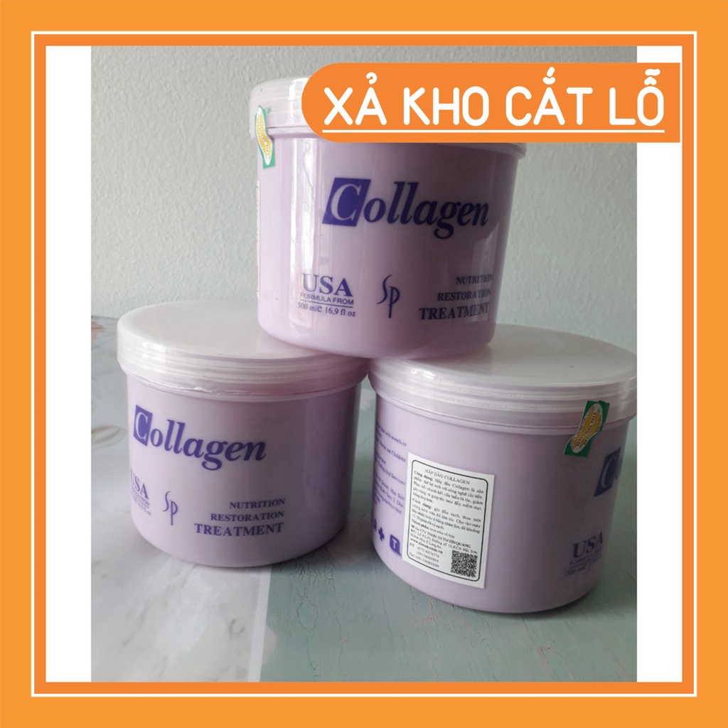 Hấp dầu phục hồi tiwan Collagen sp 500 ml cao cấp