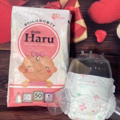 Tã/Bỉm HARU xuất Nhật M50/L50/XL50/2XL50/3XL50/4XL42/5XL42/6XL42