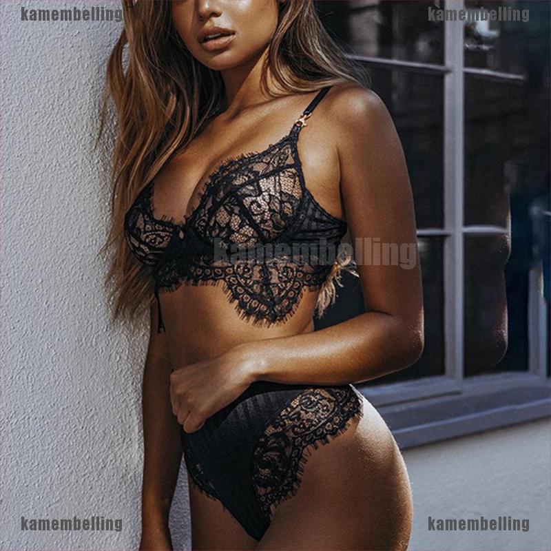 Bộ Đồ Lót Ren Trong Suốt Lưng Cao Thiết Kế Quyến Rũ Cho Nữ