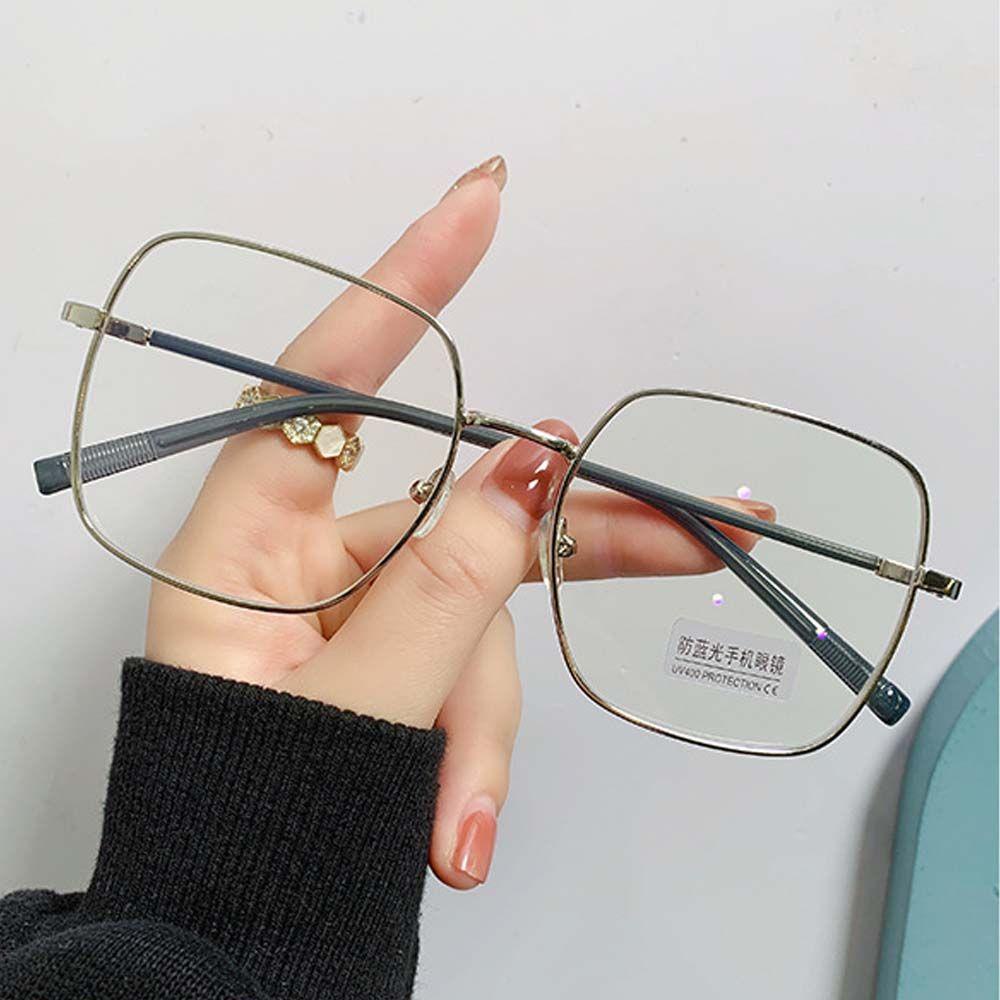 MXGOODS Kính Chống Ánh Sáng Xanh Tròng To Thời Trang Cổ Điển Cho Nữ