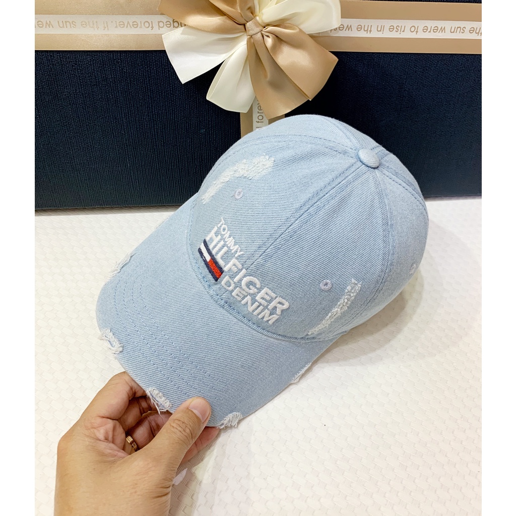 nón kết Tommy hilfiger jean ,thời trang nam và nữ , mũ lưỡi trai denim