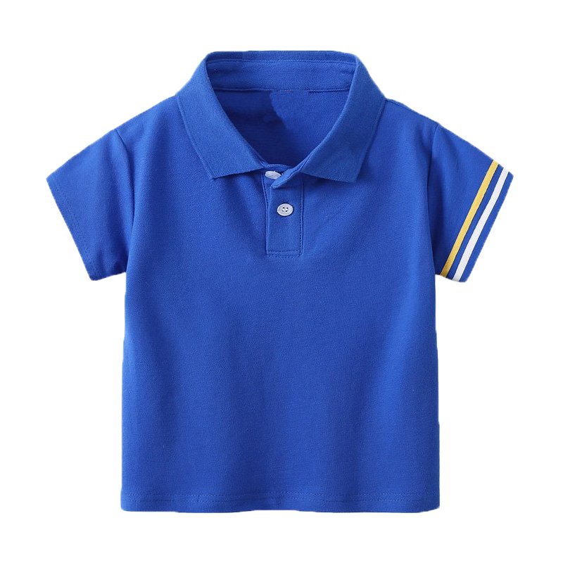 Áo polo bé trai chất thun cotton có cổ size đại phong cách Hàn Quốc cho bé từ 3 đến 12 tuổi - Hãng 27Kids