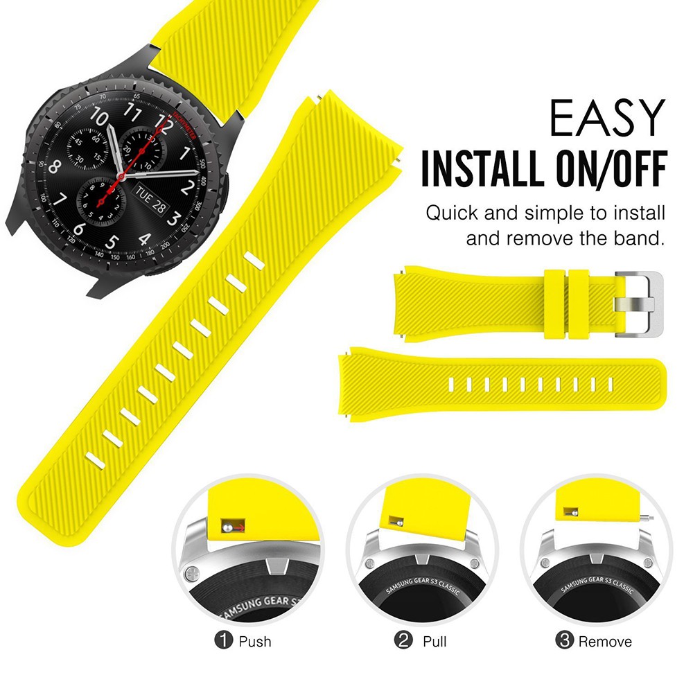Dây Đeo Thay Thế 20mm 22mm Cho Đồng Hồ Samsung Galaxy Active Watch 2 40mm / 44mm / Galaxy Watch 42mm Gear S2 Classic