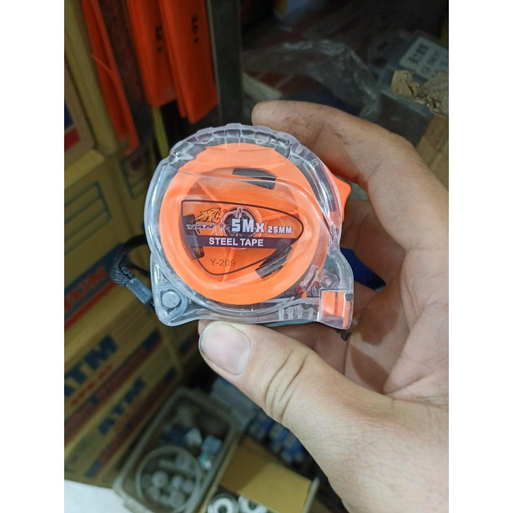 THƯỚC KÉO NHỰA TRONG YAN 5M MẶT SỐ BẢN LỚN (2F2)