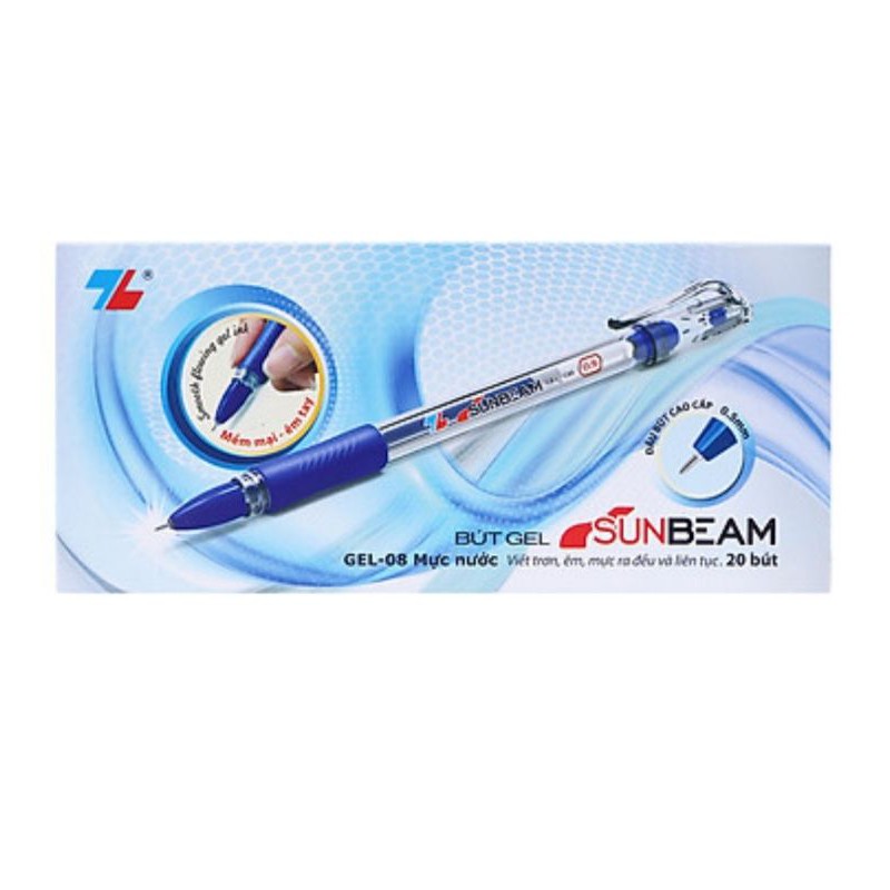 Bút Gel Sunbeam Thiên Long GEL-08 , nét 0.5mm, hàng có kiểm tra chất lượng và an toàn  đa dạng mẫu mã chất lượng sản phẩ