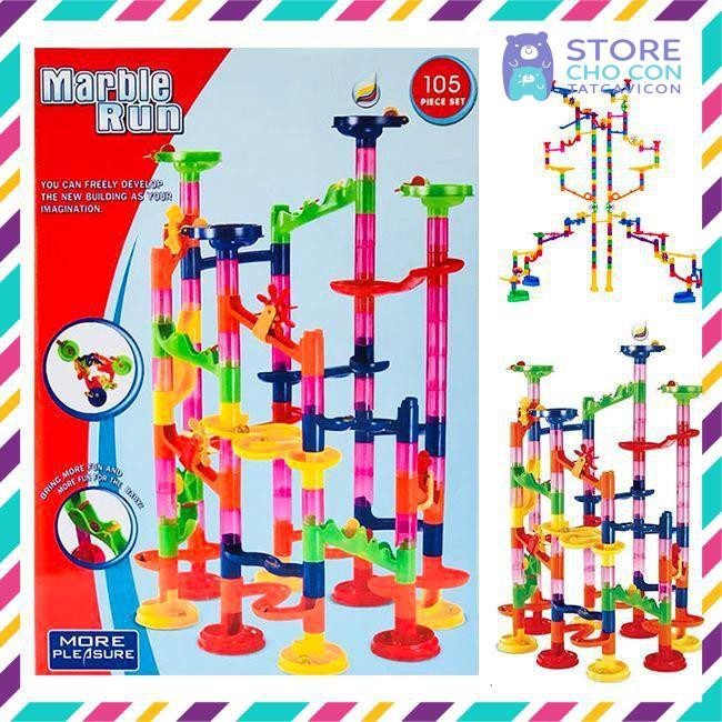 Bộ Đồ Chơi Lắp Ráp Lăn Bi Marble run Mã 3942 Nhà Cho Con Store