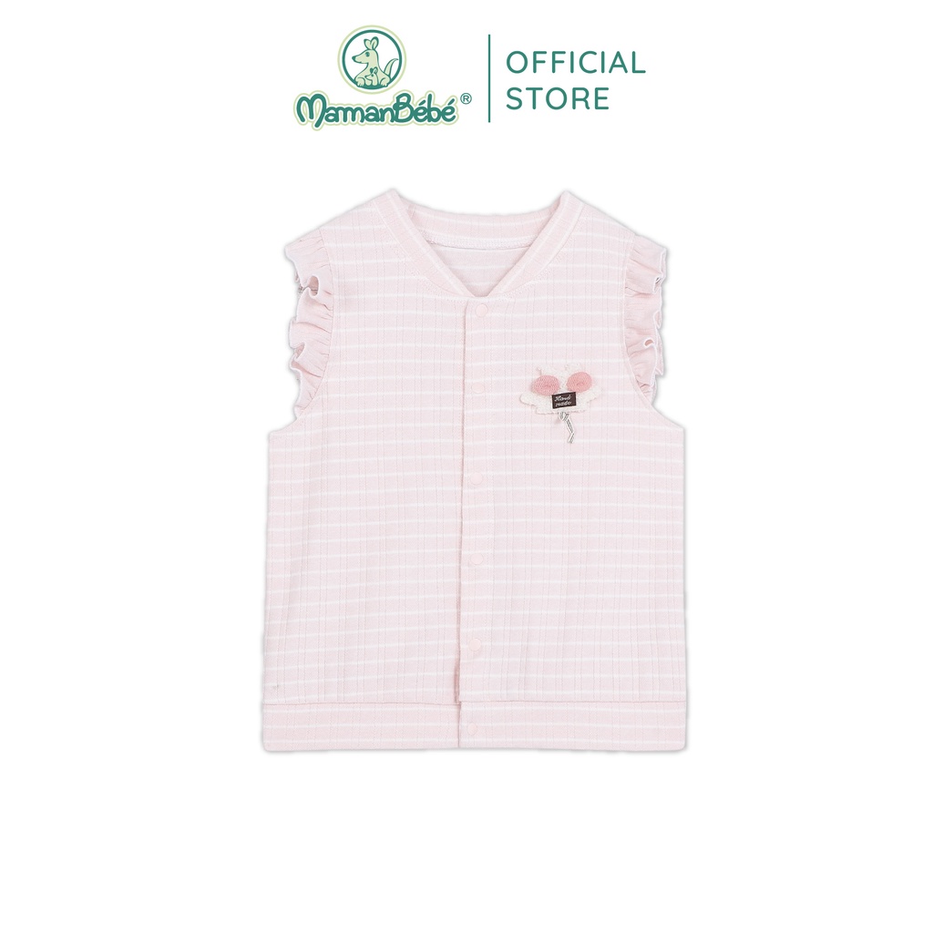 Áo Gile La Pomme Girly bèo - Hồng