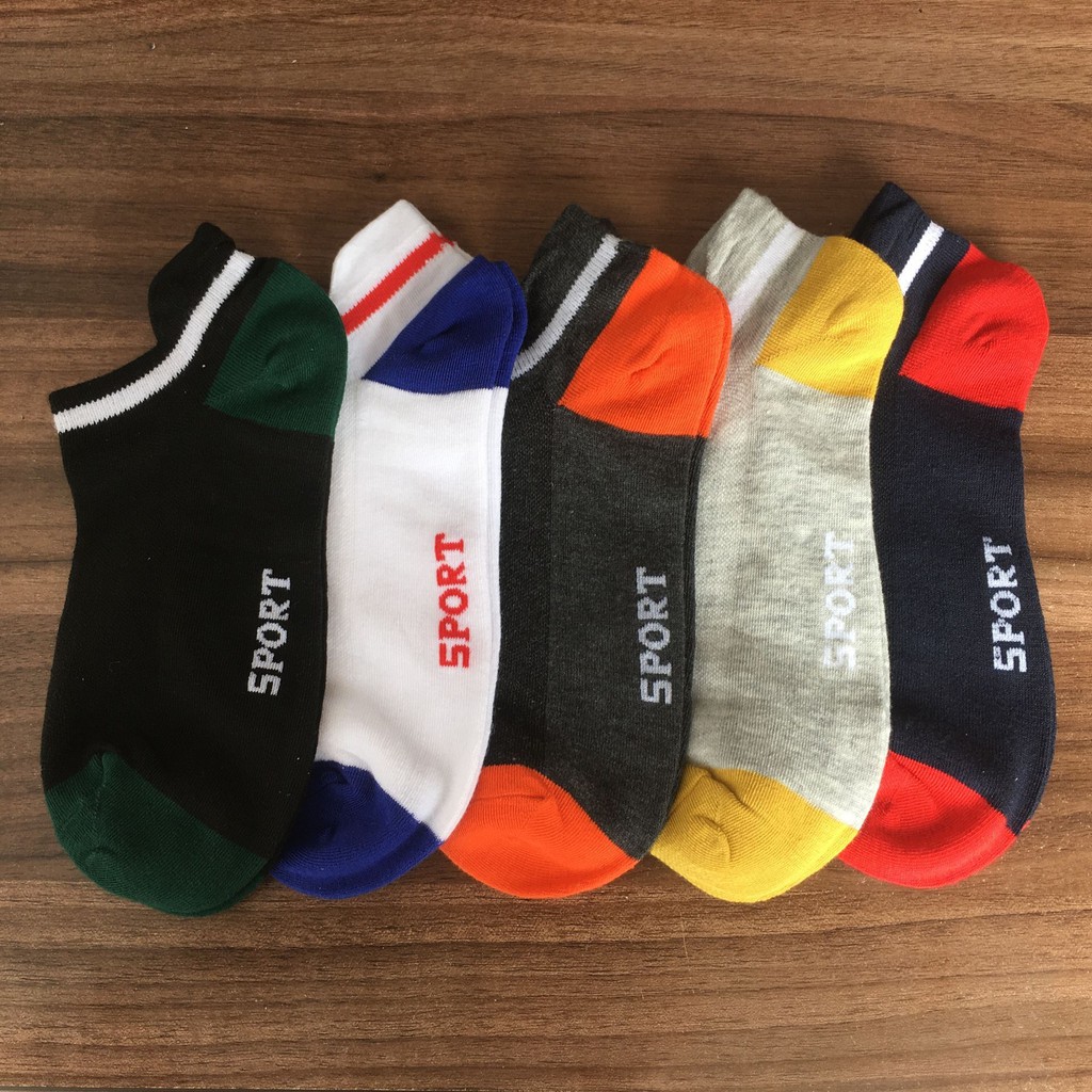 Tất vớ thể thao cotton co giãn 4 chiều thoáng khí