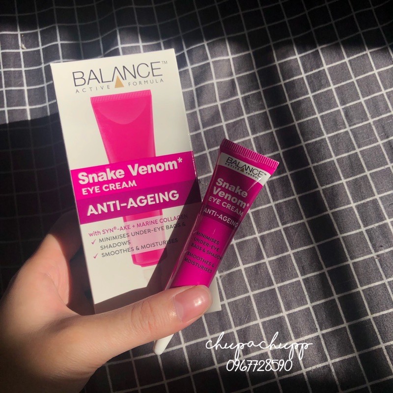 Kem mắt nọc rắn Snake Venom Eye Cream Balance Active Formula