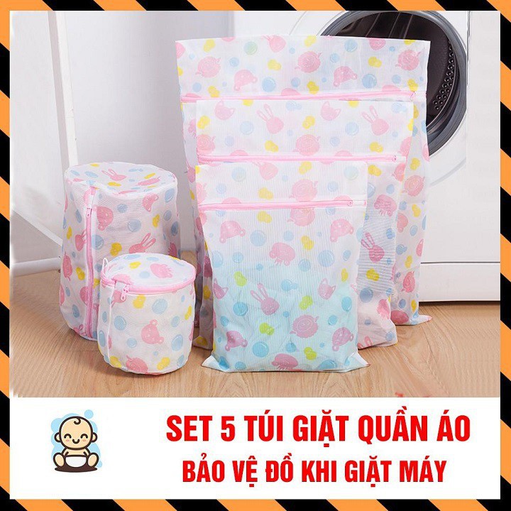 SET 5 TÚI GIẶT QUẦN ÁO