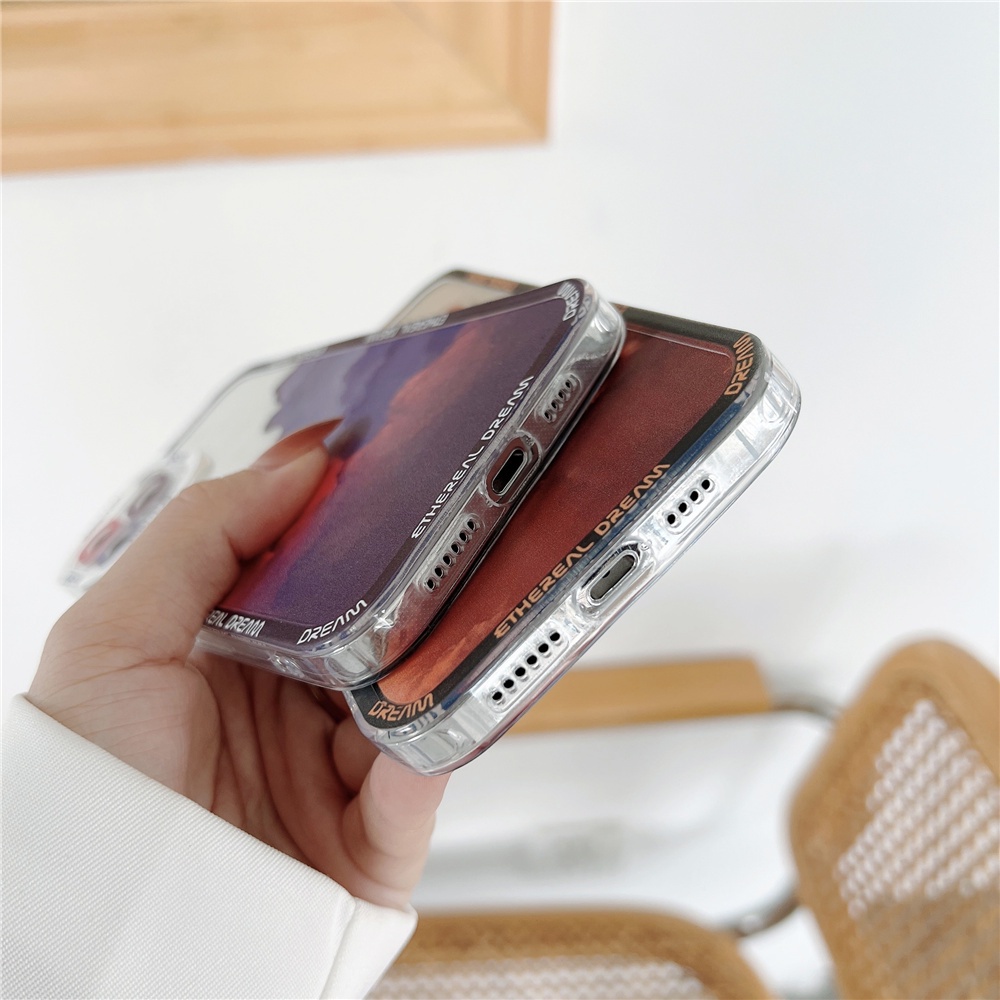 Ốp Điện Thoại Mềm Trong Suốt Hình Đám Mây Cho Vivo Y15S Y15A V21E V21 4G 5G V23E V23EPro