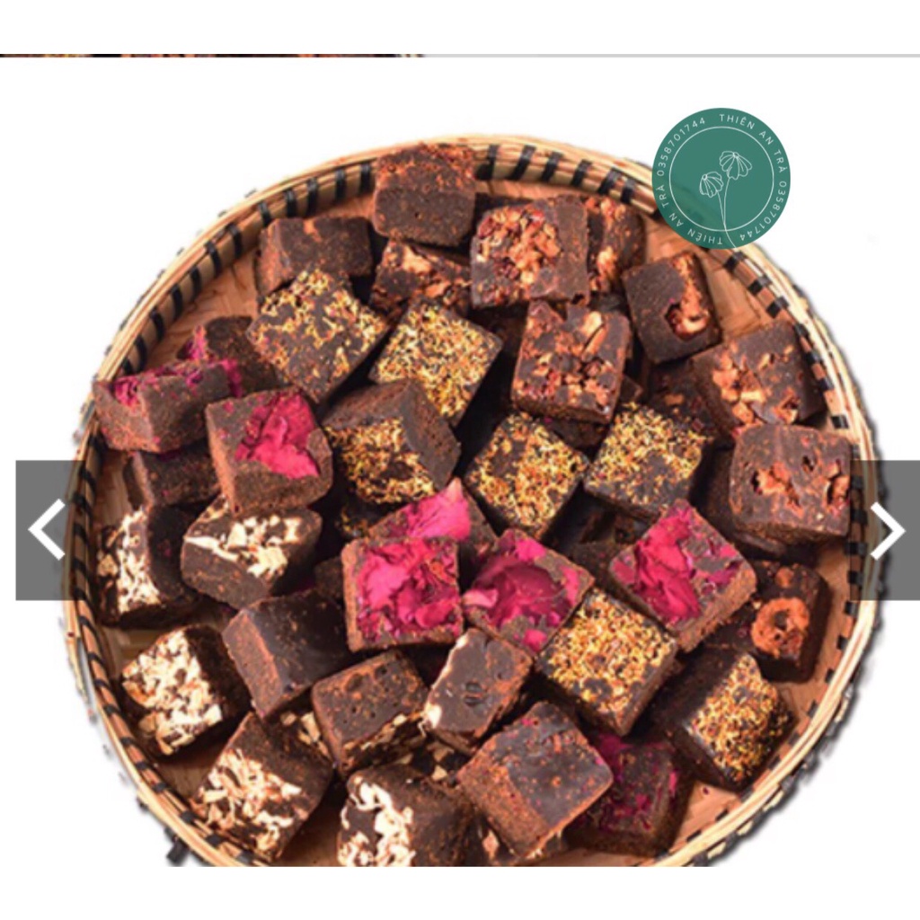 Trà Viên Nén Hoa Thảo Mộc Đường Phèn