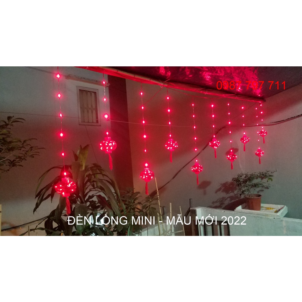 ĐÈN LỒNG MINI, ĐÈN NHÁY TRANG TRÍ - MẪU 2022 - CHỐNG NƯỚC