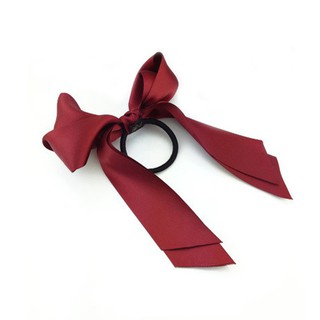 Dây Buộc Tóc Vải Satin Thắt Nơ Ruy Băng Thời Trang Cho Nữ