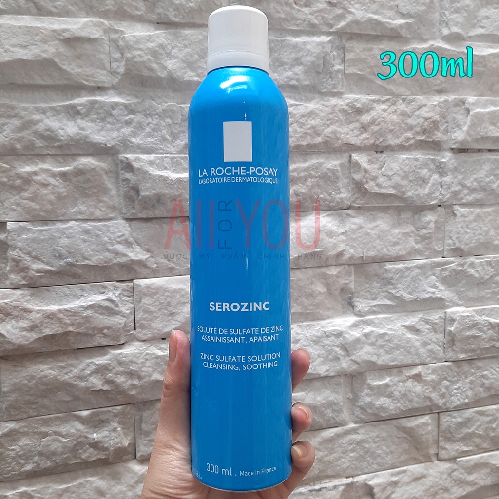 LA ROCHE POSAY Serozinc 150mL & 300mL - Nước Xịt Khoáng Giúp Làm Sạch Và Dịu Da Cho Da Dầu Mụn.