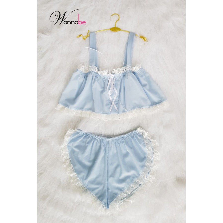 Đồ bộ mặc nhà sexy wannabe, bộ short bsc05 kiểu dáng nữ tính, quyến rũ