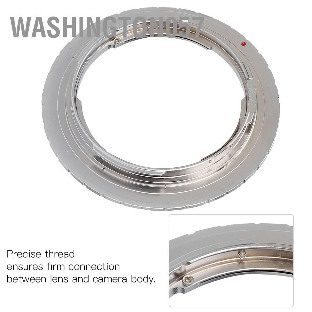 Washington057 Manual Focus Lens Adapter Ring for YC CY CO/Y to Fit Canon EOS EF Mirrorless Camera