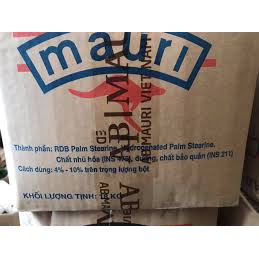 Chất tạo trắng sáng cho bánh bao/ Chất béo làm bánh Mauritec 18kg