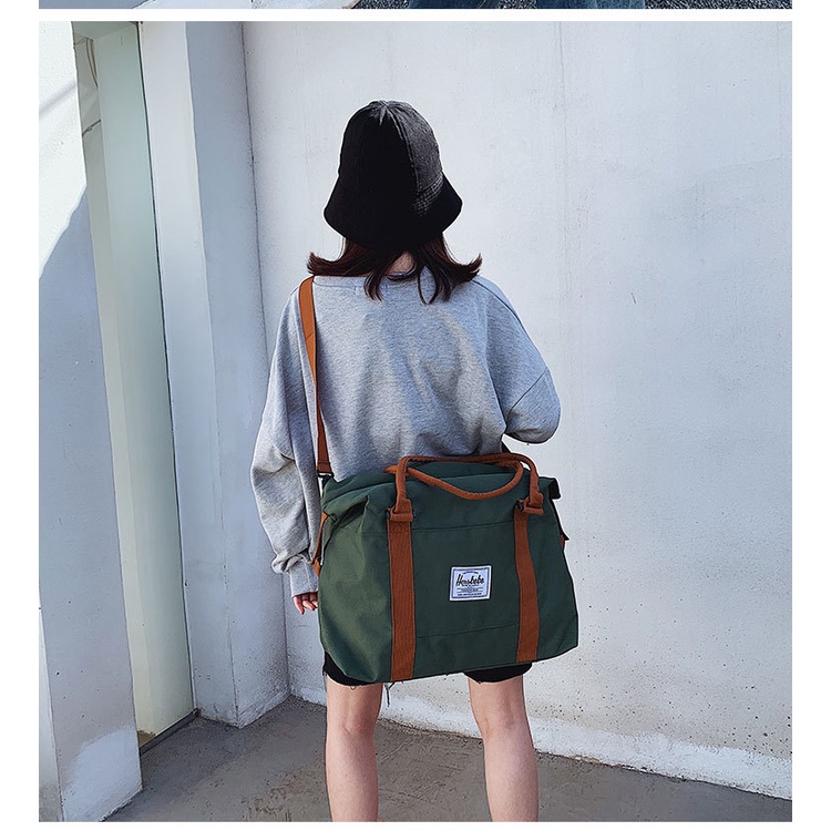 Túi du lịch dung tích lớn có thể gấp lại tiện dụng cho nam và nữ