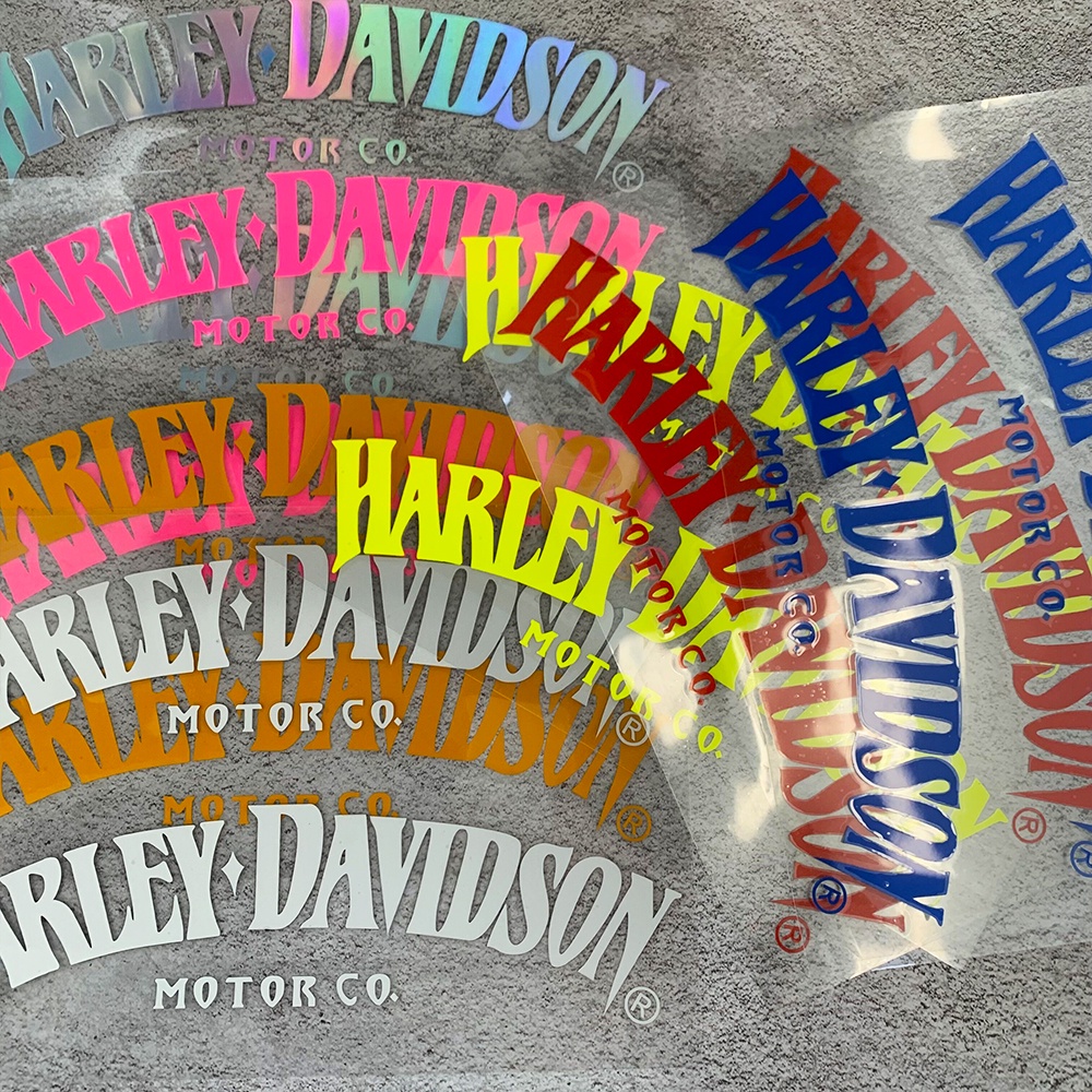 Harley-Davidson Letters Sticker Harley 883 Phản quang Trang trí Decal Phụ kiện Xe máy