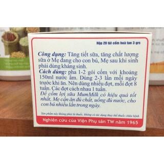 CỐM LỢI SỮA MUMMILK (20 gói)