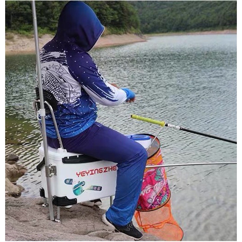 Thùng câu cá 36L full pass+ gác cần