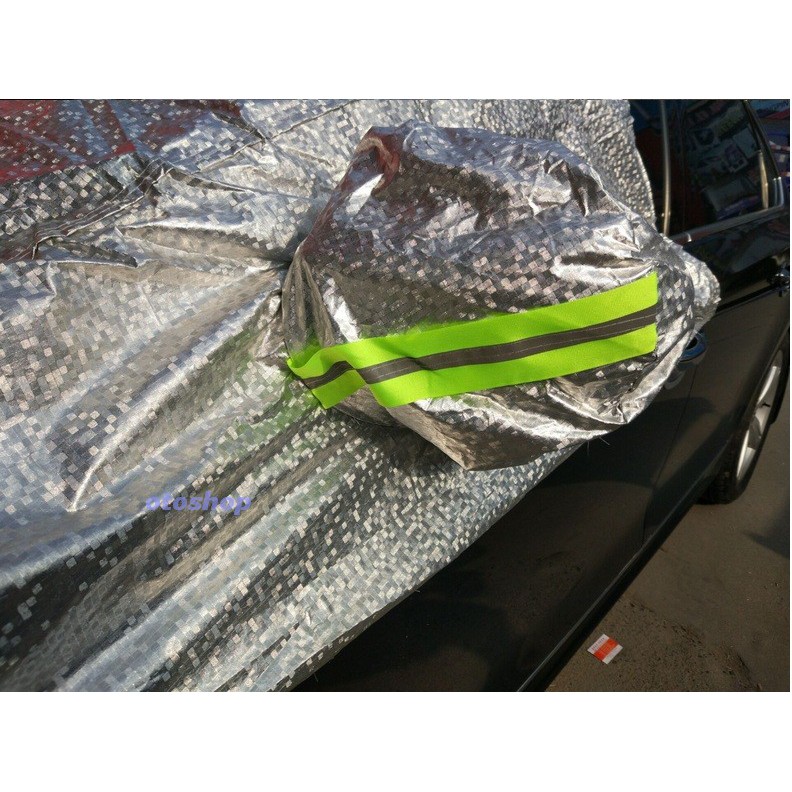 Tấm che nắng kính chắn gió vải Peva tráng nhôm cách nhiệt,phản quang model-OTOS01