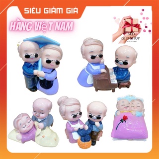 Tượng ông bà già nhiều mẫu trưng bày size nhỏ