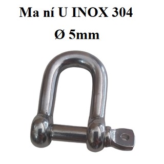 Ma ní U INOX 304 Ø [ 5mm ]