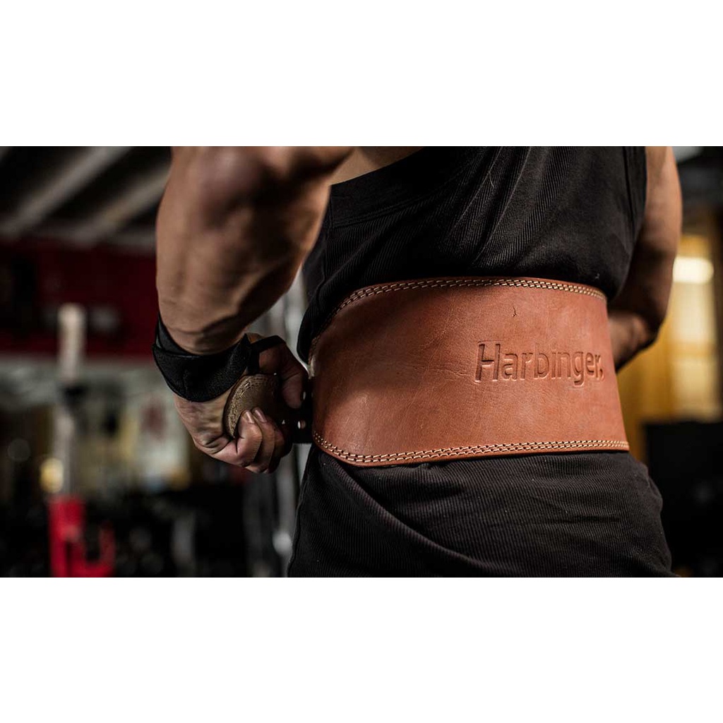Đai Lưng Tập Gym Harbinger Oiled Leather Belt – Màu Da Bò