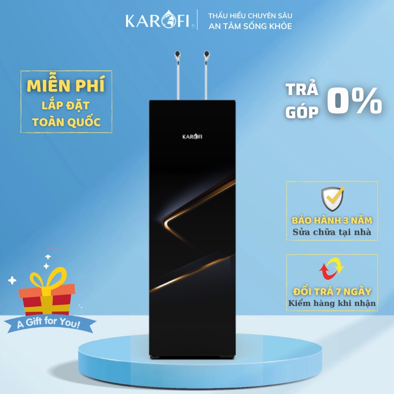 Máy lọc nước nóng lạnh 10 lõi lọc Karofi KAD - N89 màng ro Mỹ - Lắp đặt miễn phí toàn quốc