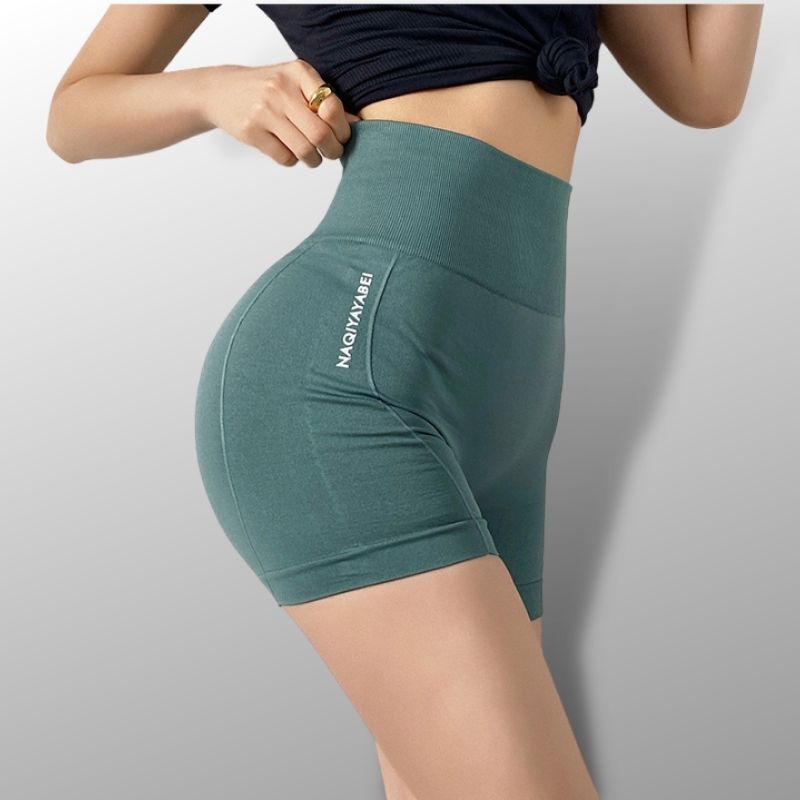 Quần Tập Gym Ngắn AN Lưng Cao Co Giãn Thấm Hút Mồ Hôi Tốt - 208