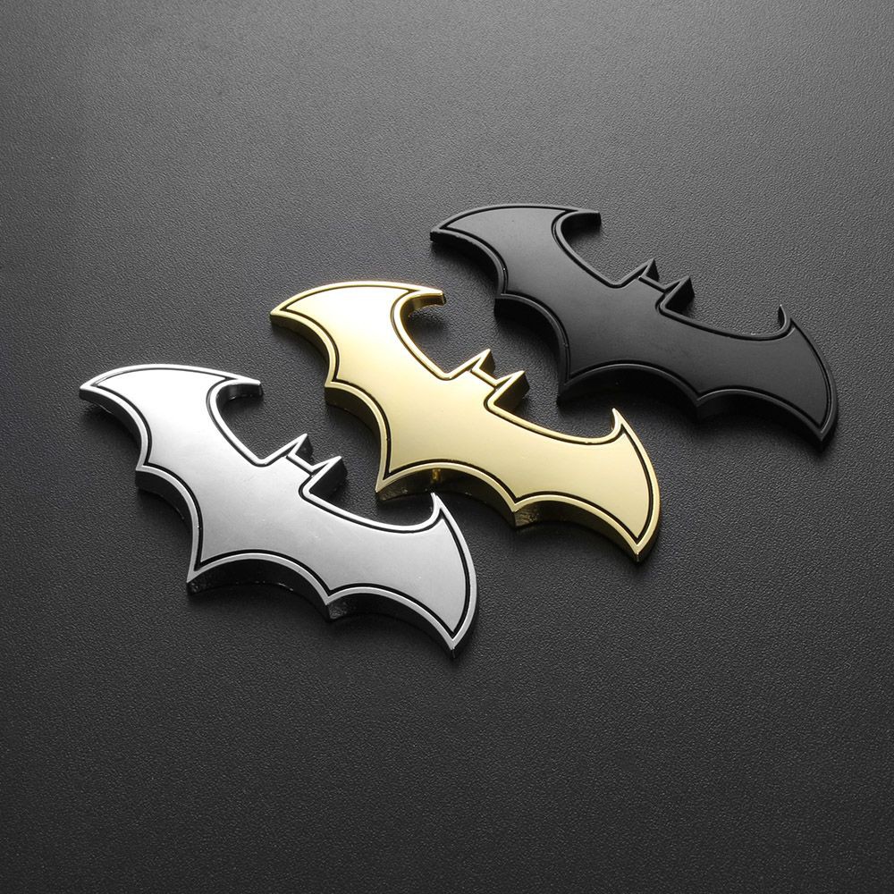 CHINK Cool 3D Metal Bat Auto Logo Car Sticker Metal Badge Emblem Tail Decal