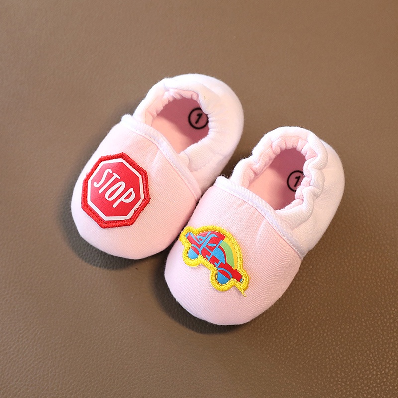 Dép Cotton Mềm Mại Chống Trượt Đáng Yêu Dành Cho Các Bé Tập Đi