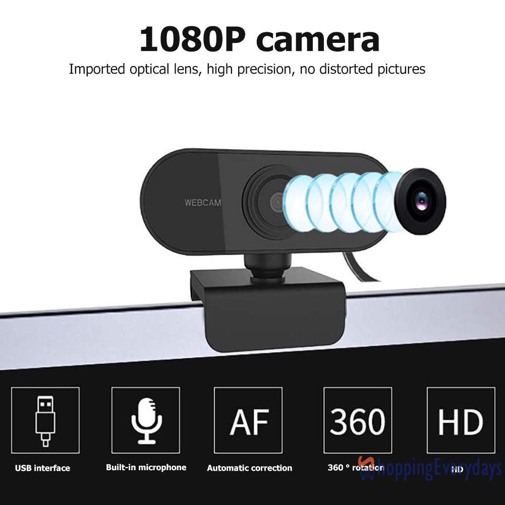 Webcam Sv Hd 1080p Có Thể Xoay Kèm Micro Tiện Dụng Cho Máy Tính | BigBuy360 - bigbuy360.vn