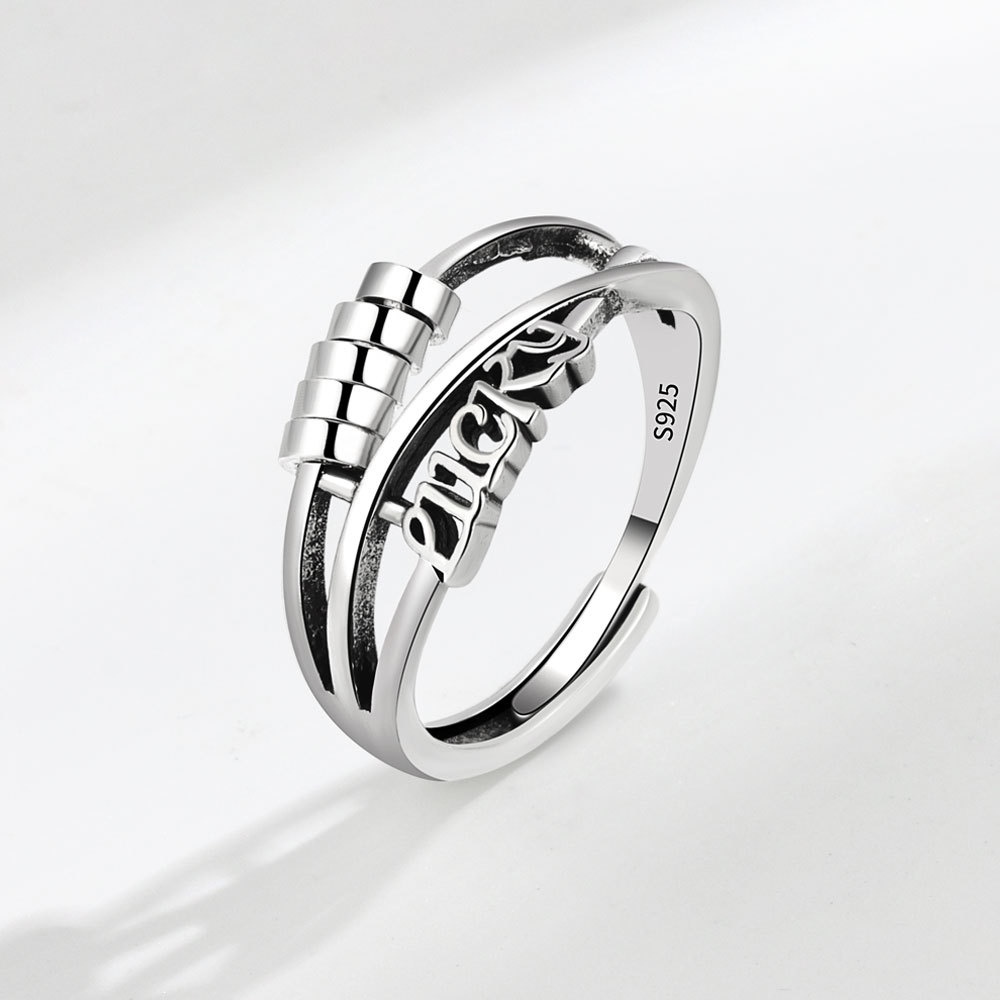 Nhẫn Xoay Thông Minh Nhiều Vòng Thời Trang Cá Tính Cho Nữ