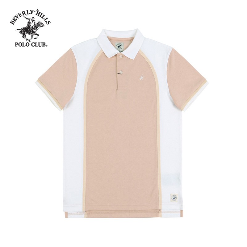 Beverly Hills Polo Club - Áo polo Ngắn tay Nam Regularfit Nude NU- BHPC PMRSS20TL094
