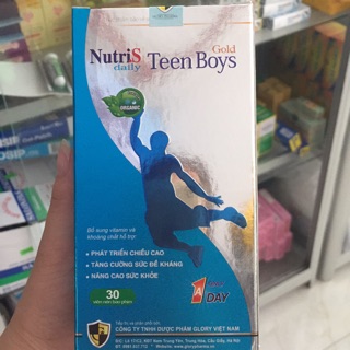 NUTRI.S DAILY TEEN BOYS GOLD ( Mua 4 Tặng 1 )