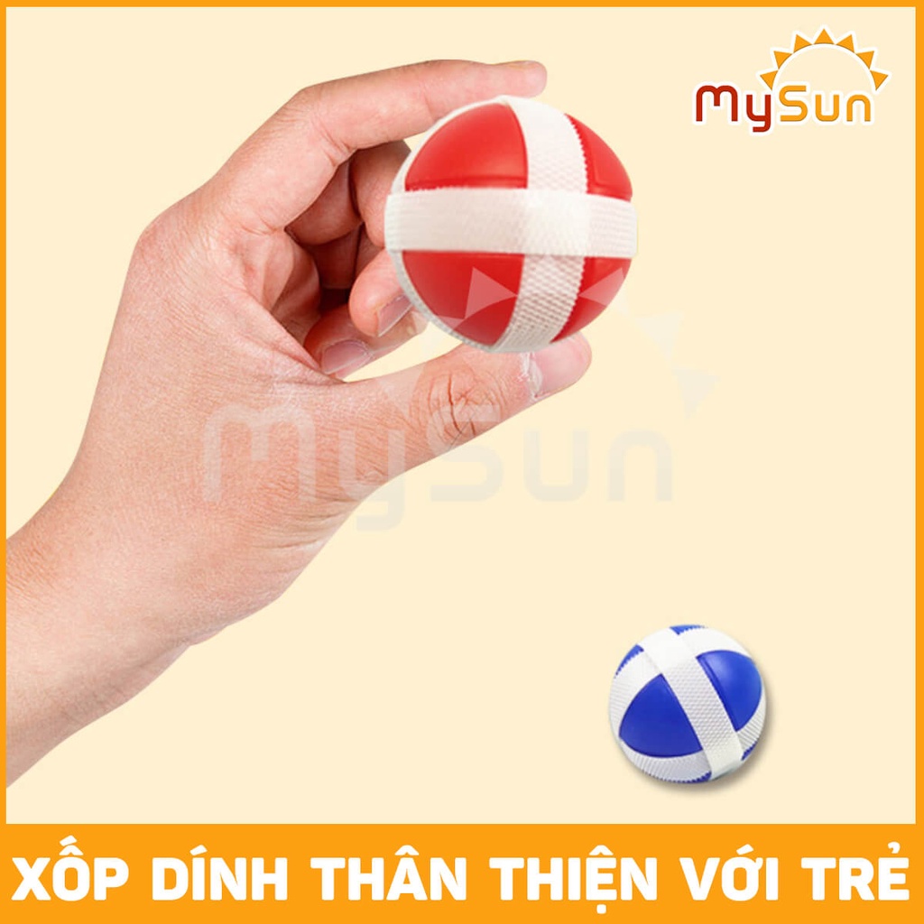 Bộ bảng phóng ném phi tiêu bóng dính đồ chơi giáo dục sáng tạo cho trẻ mầm non MySun.