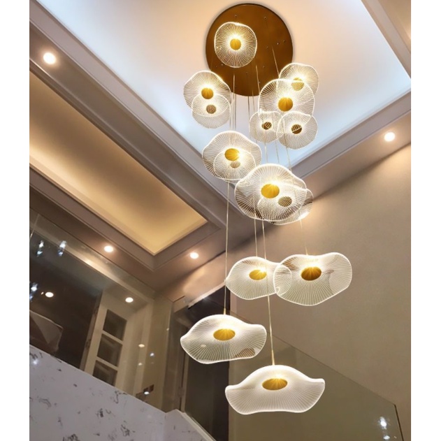 Đèn thả thông tầng SICOM phong cách sang trọng trang trí nhà cửa hiện đại, độc đáo.