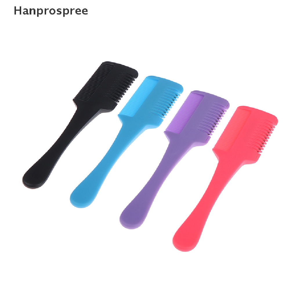 [Hàng mới về] Lược chải tóc tạo kiểu kèm lưỡi dao cạo tiện dụng
